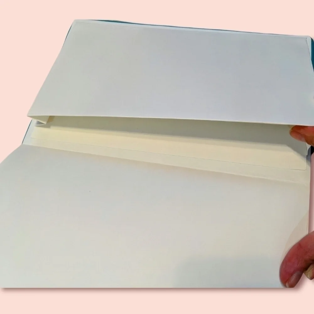 Teal Blue Dotted Journal with Index
